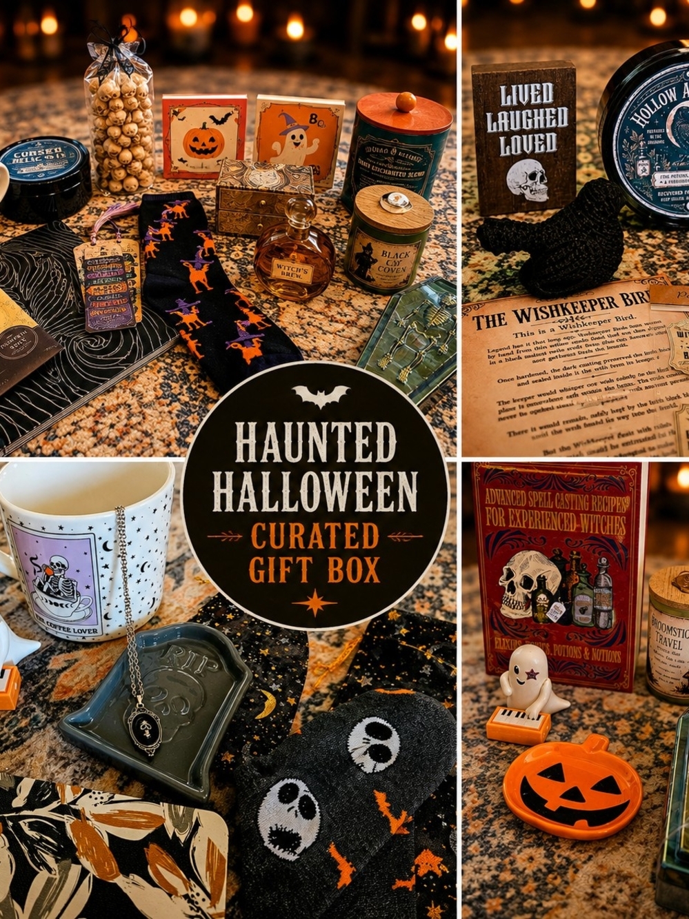 Haunted Halloween Mystery Box Spooky Goth Surprise Gift Box